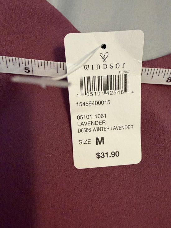 Windsor Dusty Rose Spaghetti-Strap Skater Dress size medium NWT - Picture 6 of 9